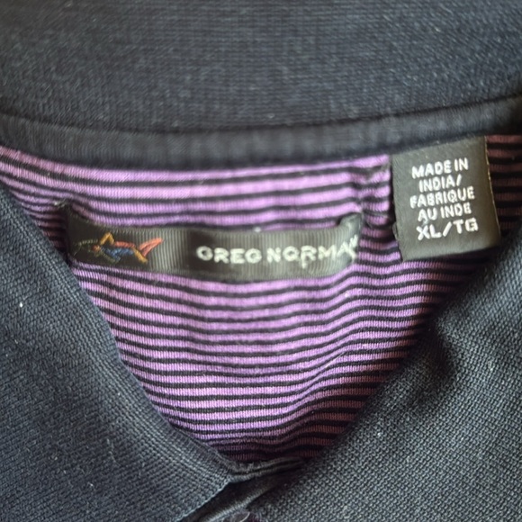 Greg Norman and Links Edition Polo Shirts XL
Purple Stripes; Black - Picture 4 of 5